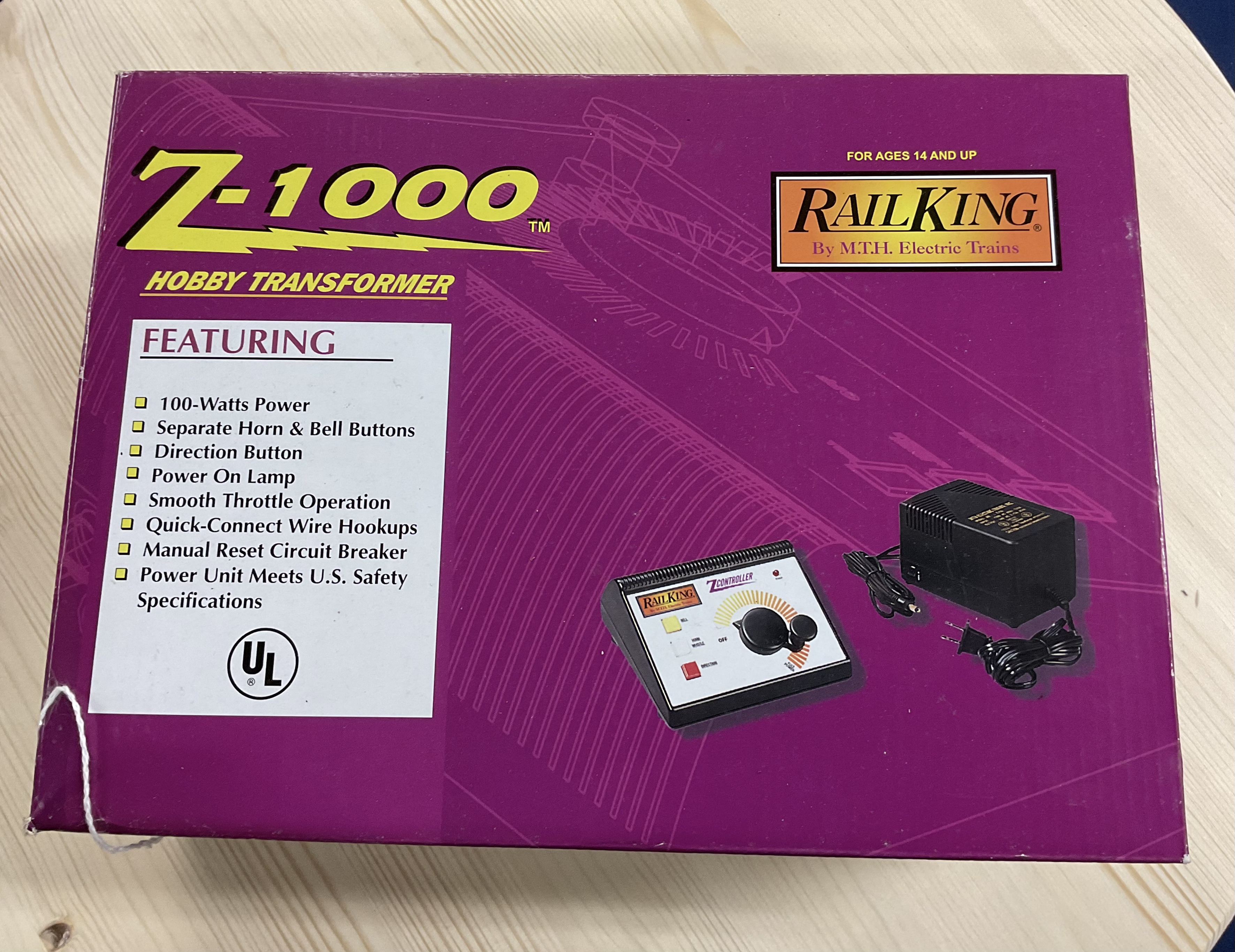 MTH 40-1000 Z-1000 Transformer 100 watts