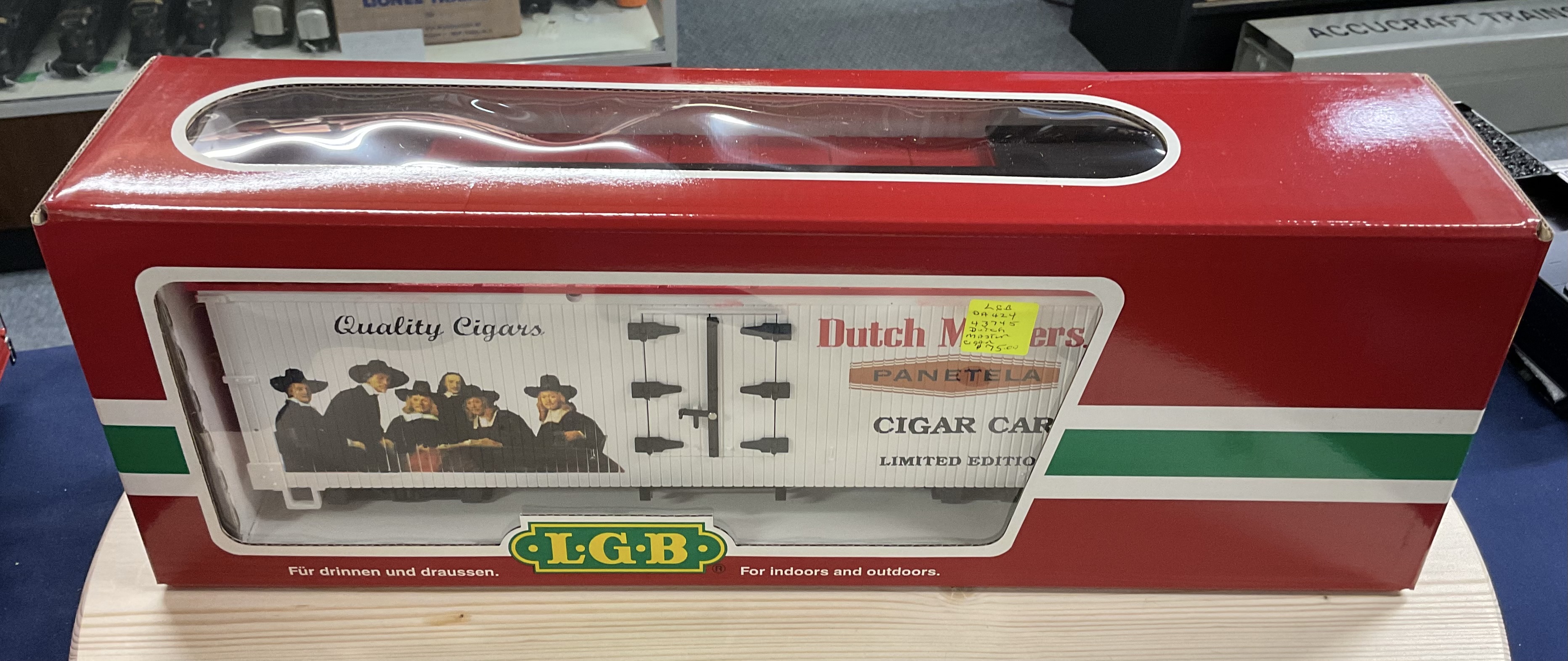LGB 43745 G-Scale Dutch Masters Panetela Cigar Car, Wilson Brothers Circus Limited Addition  