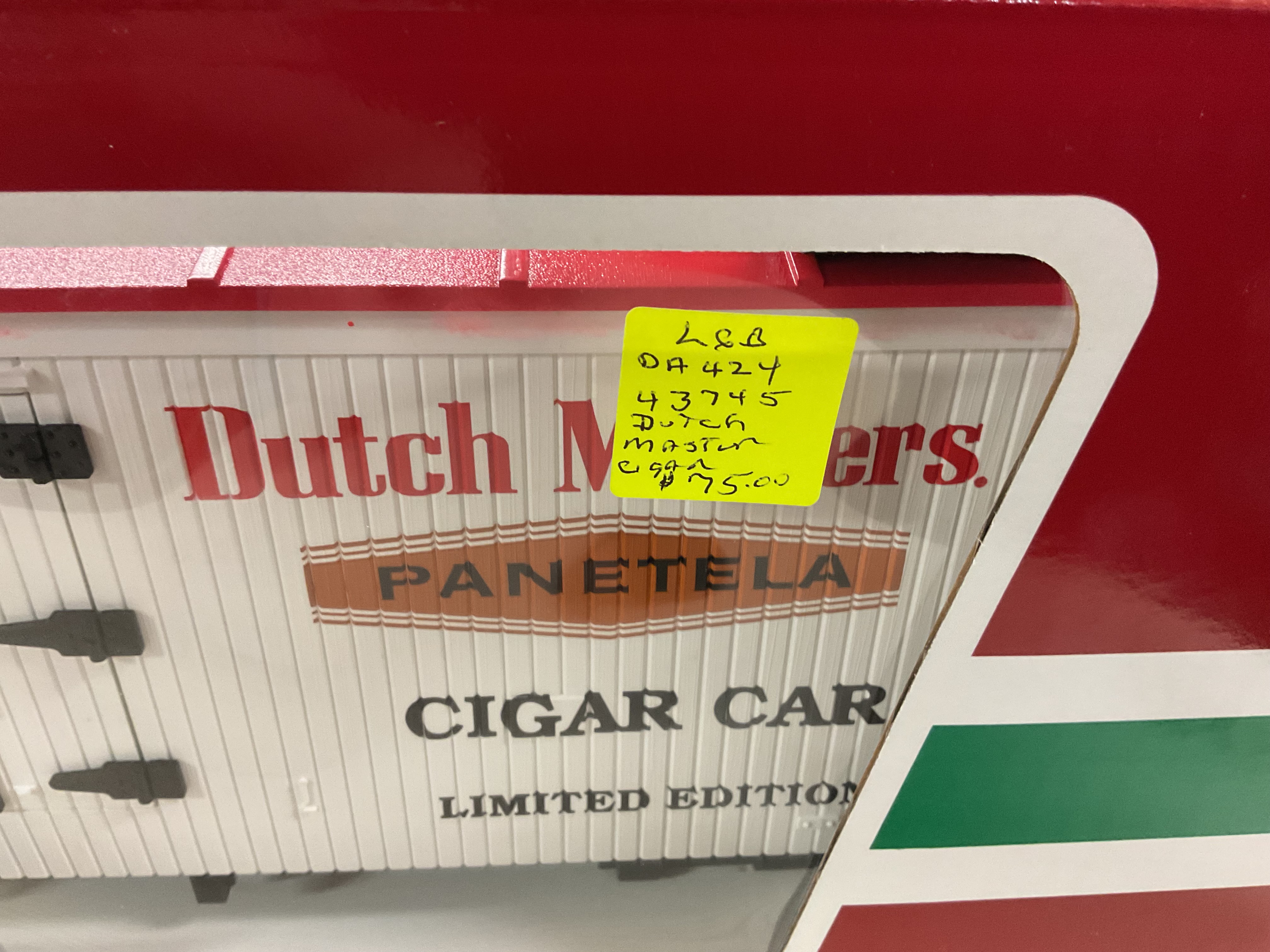 LGB 43745 G-Scale Dutch Masters Panetela Cigar Car, Wilson Brothers Circus Limited Addition  
