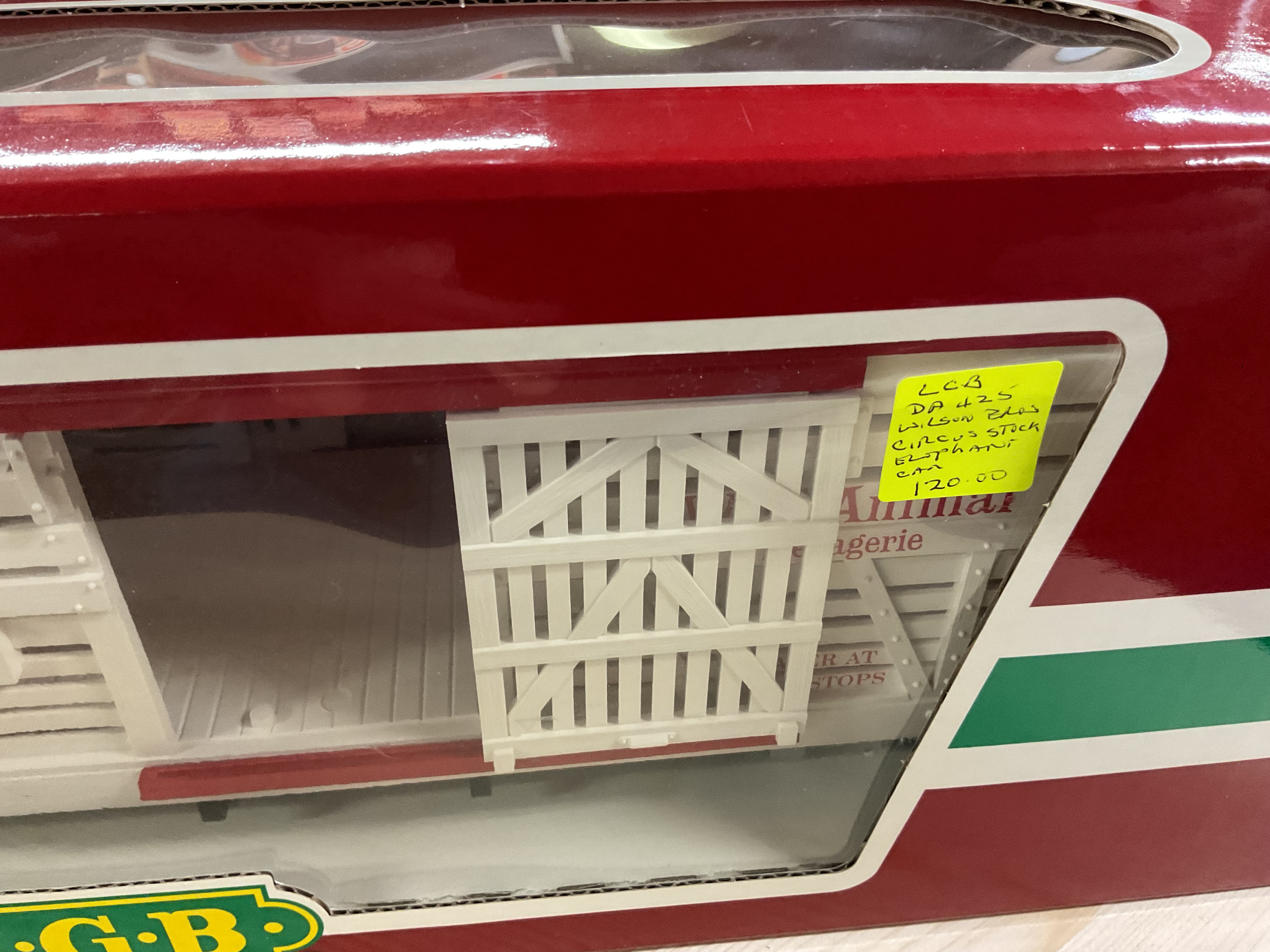 LGB 4068DG G-Scale, Limited Edition Wilson Bros. Elephant Circus box Car, Collection Item
