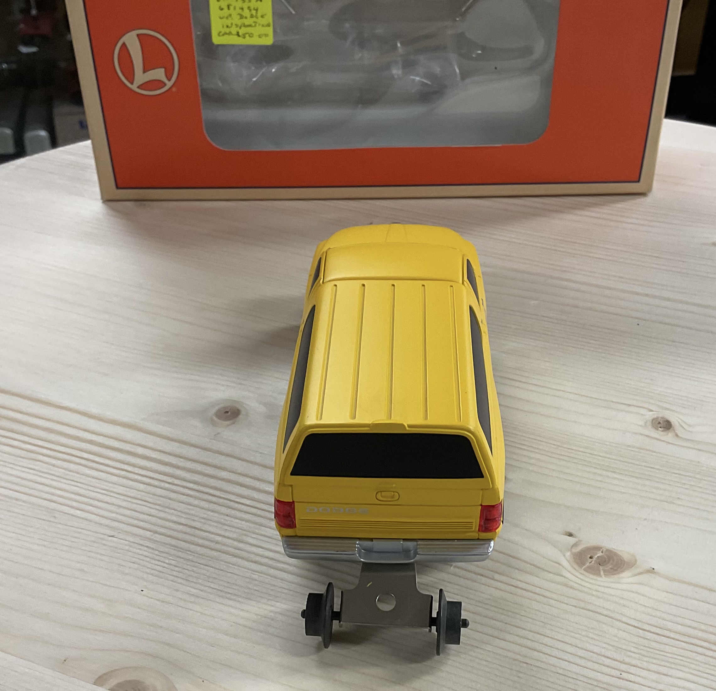 NOS (New Old Stock) Lionel 6-18439 O-Scale Union Pacific Dodge Ram Track Inspection Vehicle with Original Box