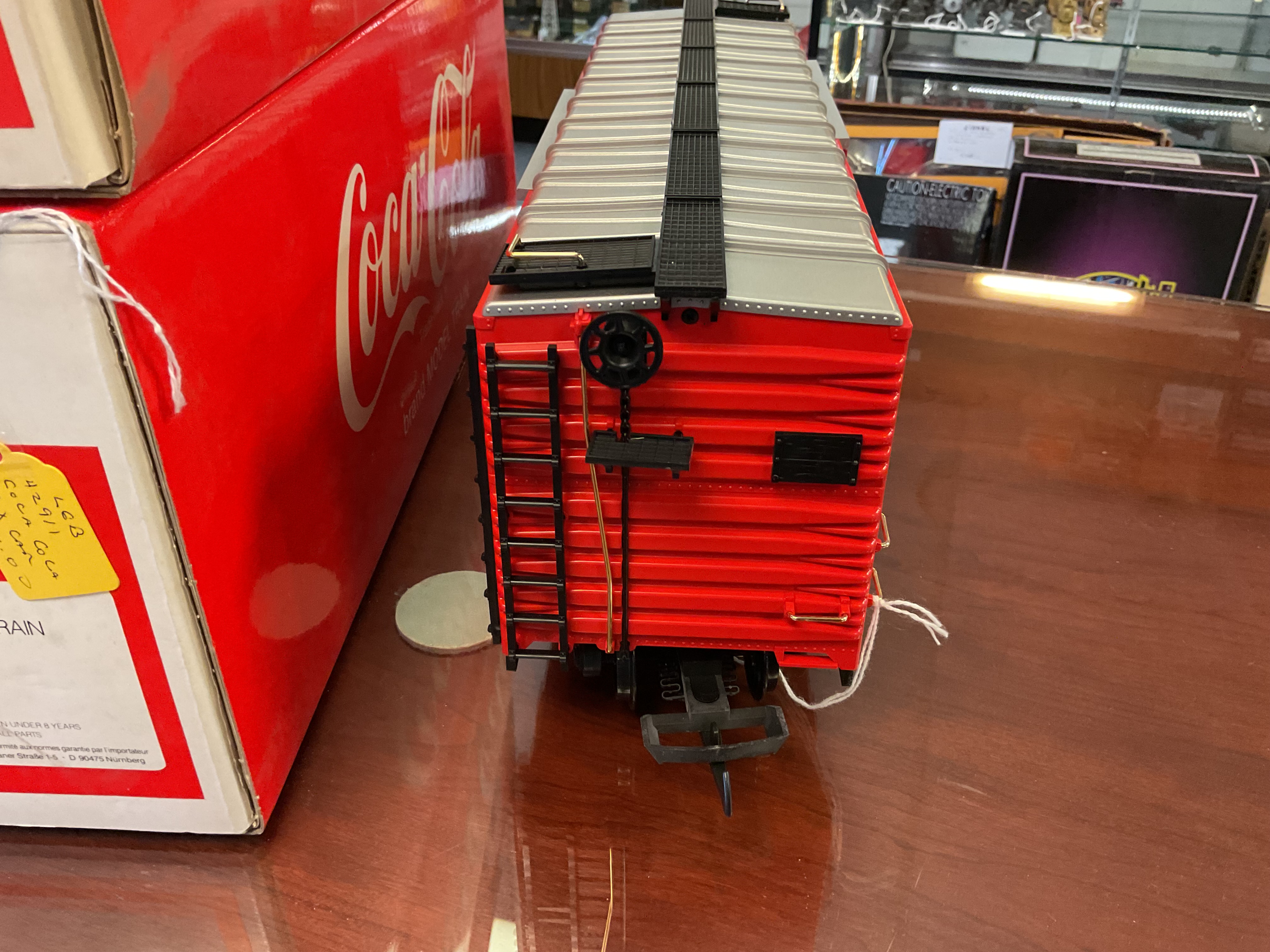 NOS (New Old Stock) LGB 42912 G-Scale Coca-Cola Boxcar (Polar Bear) with Original Box