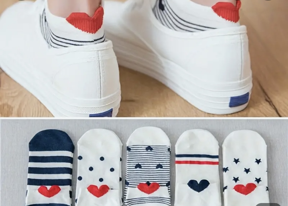 Fashionable Heart Socks
