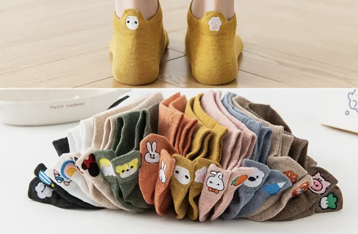Cute Animal Ankle Socks