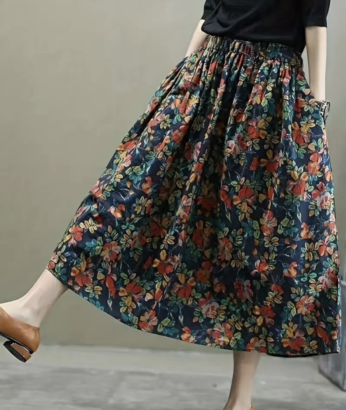 Floral Maxi Skirt