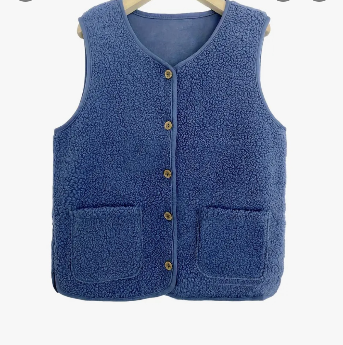 Blue Fleece Vest