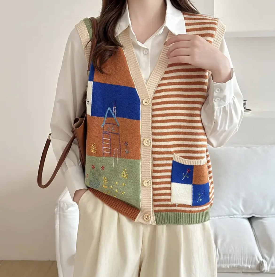 Women's Knitted Vest
