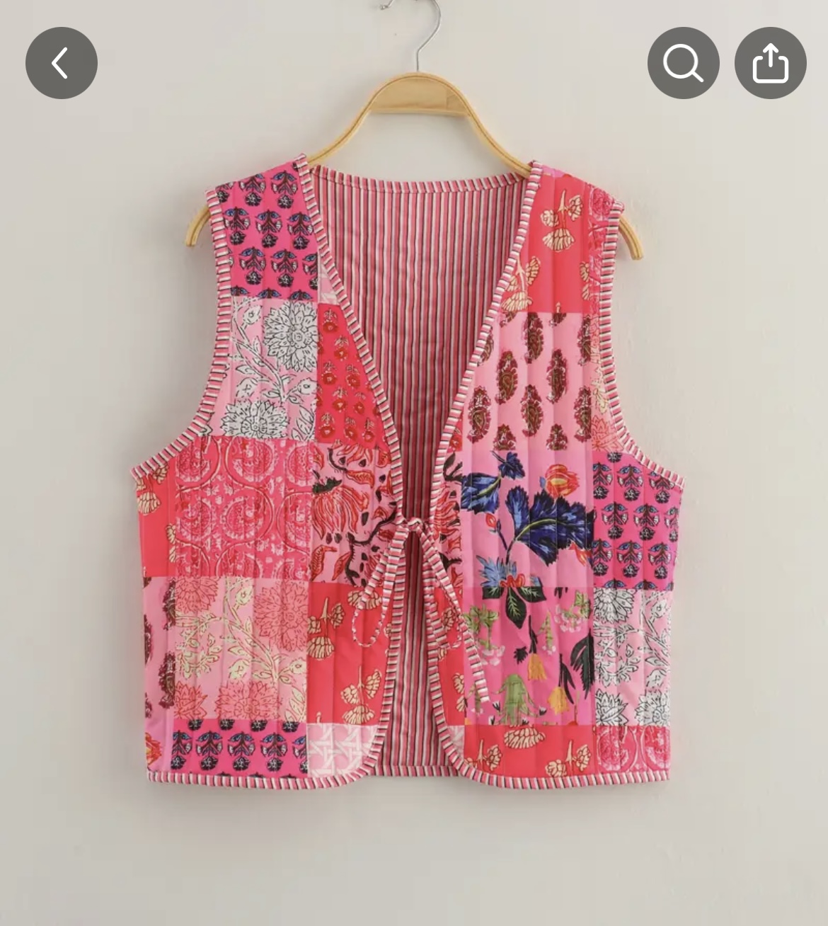 Colorful Patchwork Vest