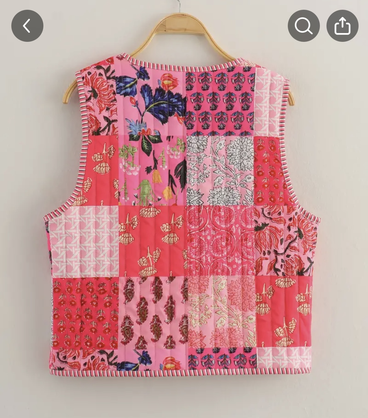 Colorful Patchwork Vest