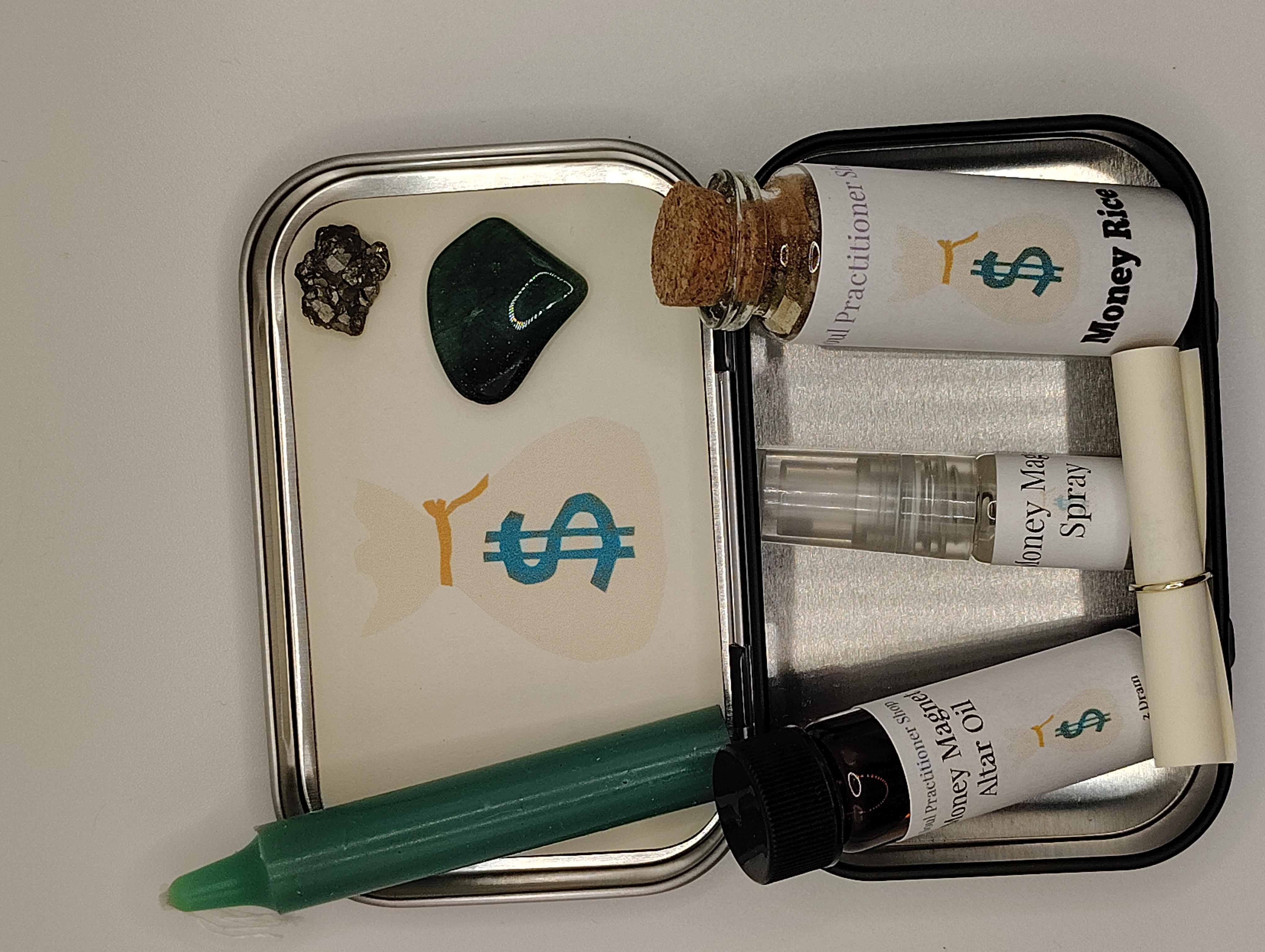 Money Magnet Mini Altar Kit • Prosperity Spell Kit • Abundance Ritual Set