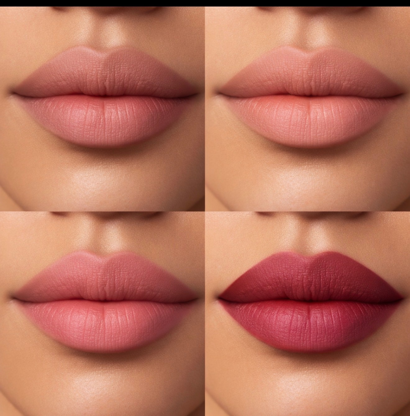 Elevate Your Look with the 4-in-1 Velvet Lip Gloss Set