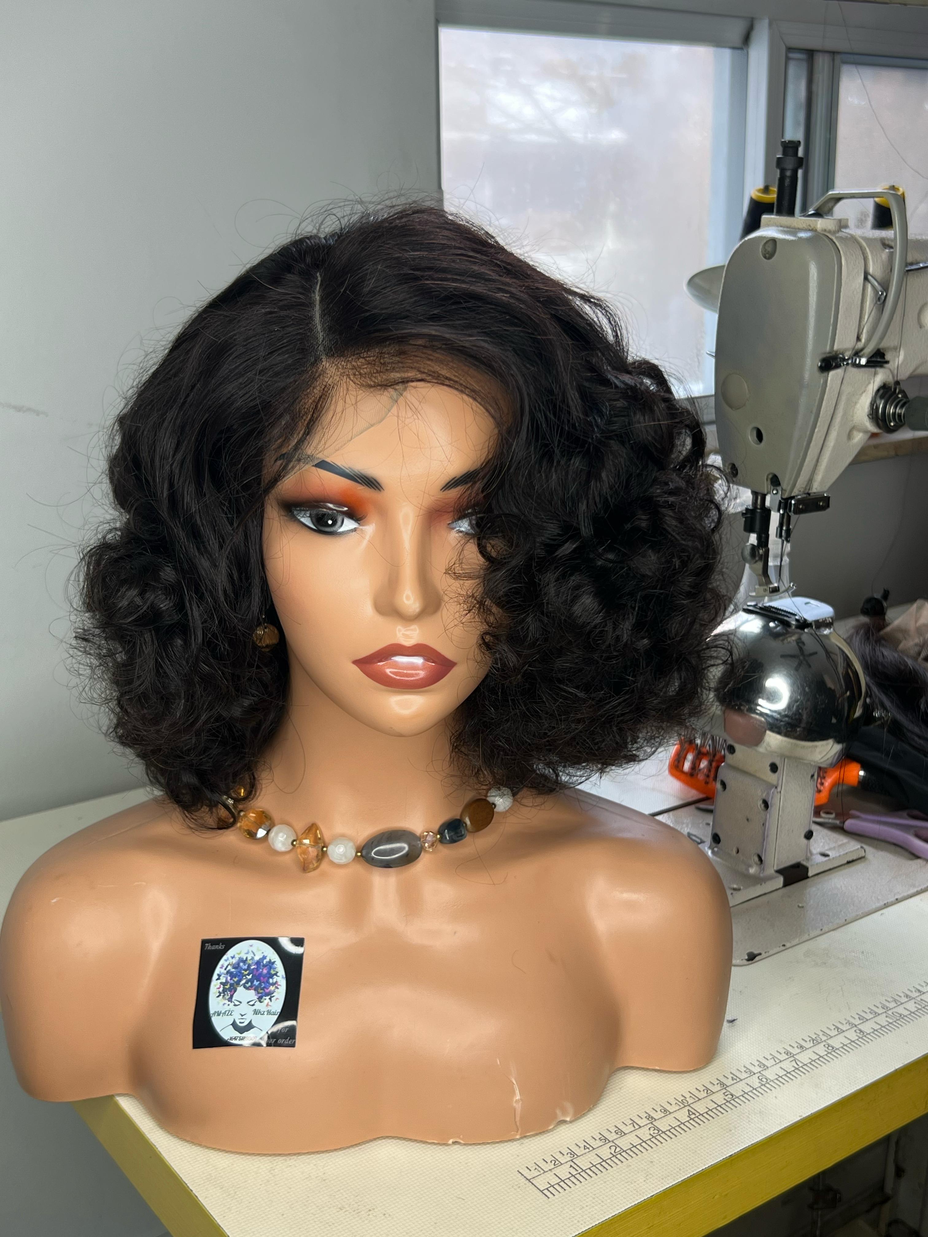 Curly Bob Wig