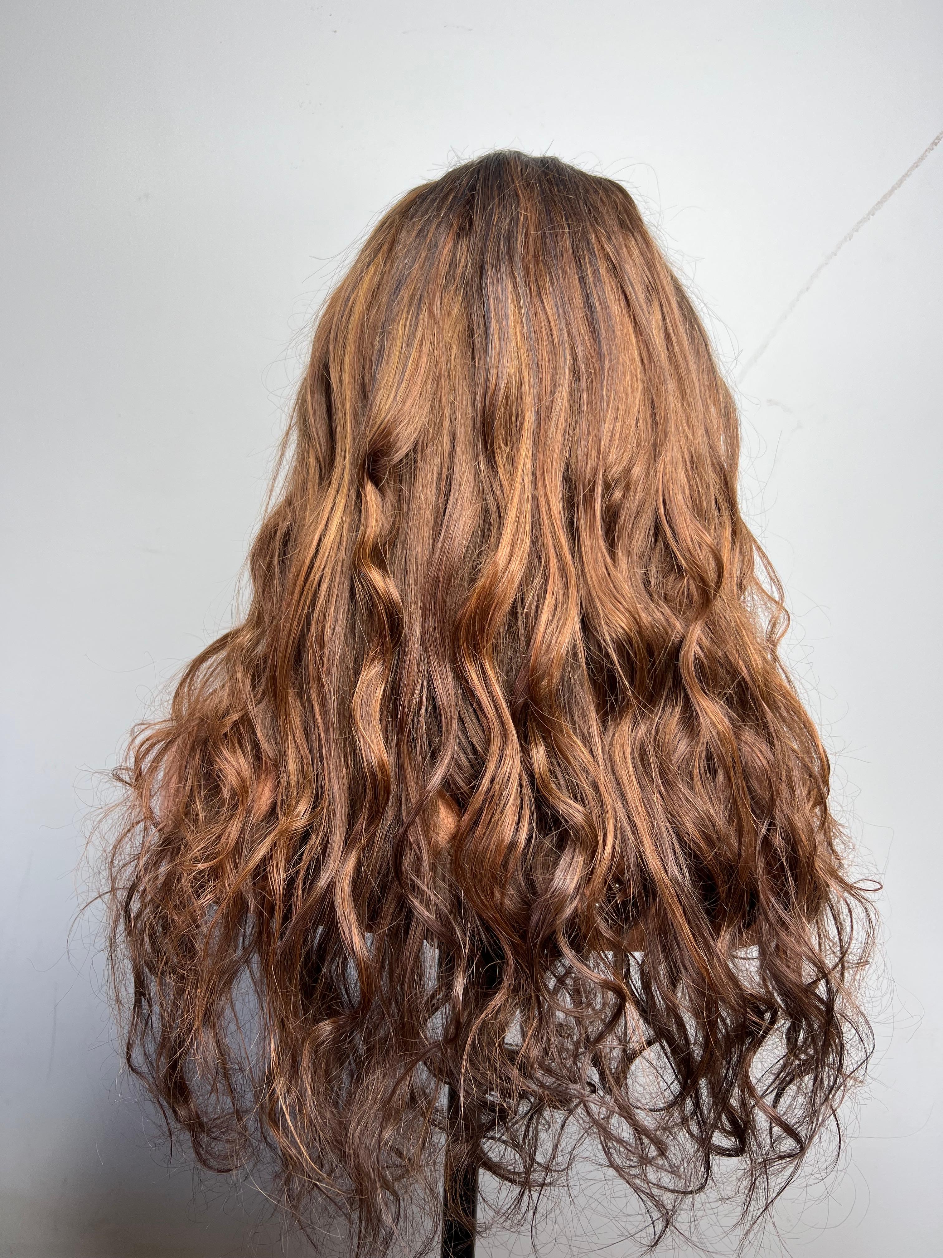Wavy Brown Wig 22 inch