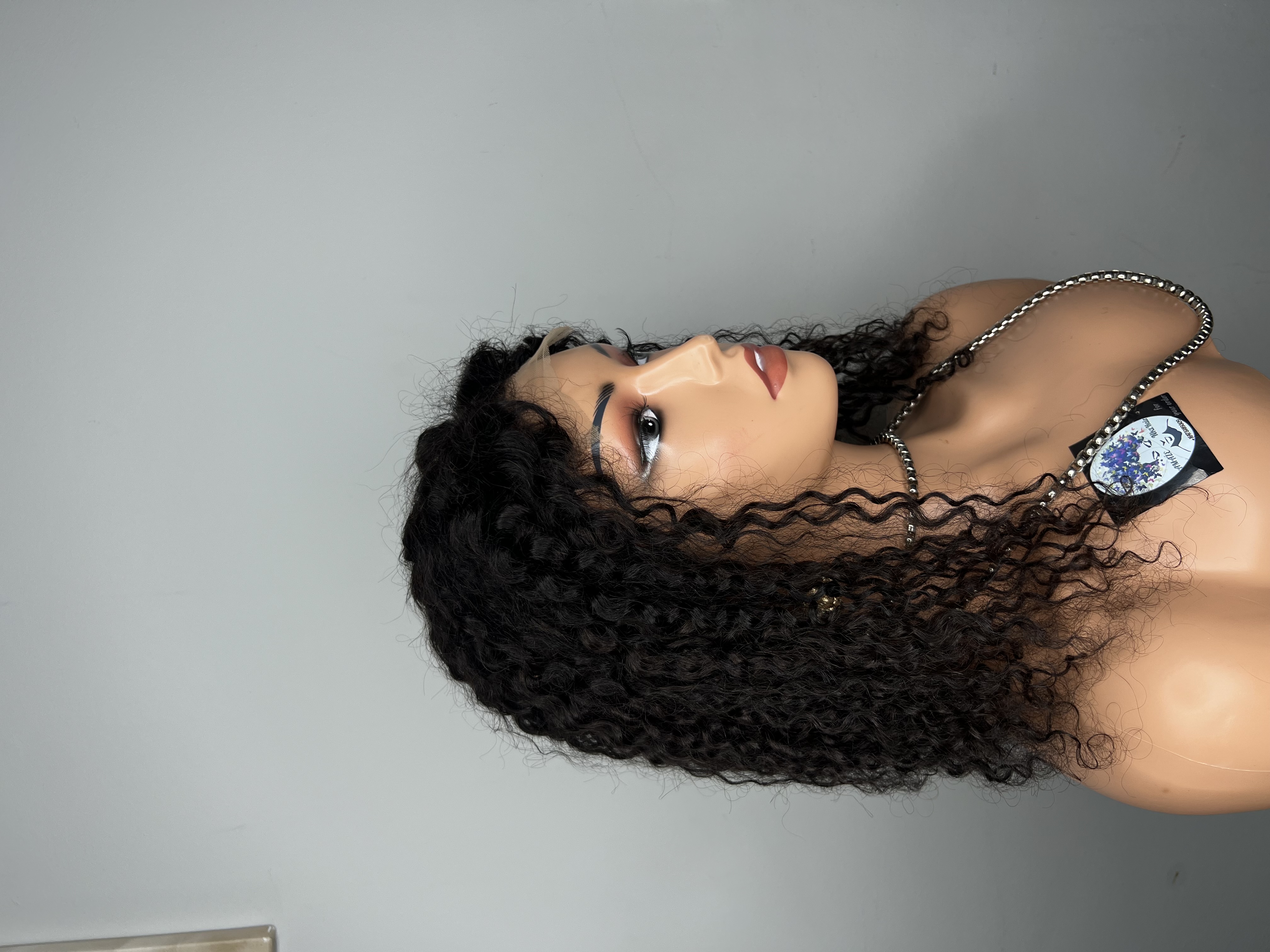 Curly Hair Wig 14 inch with 4*4 closure