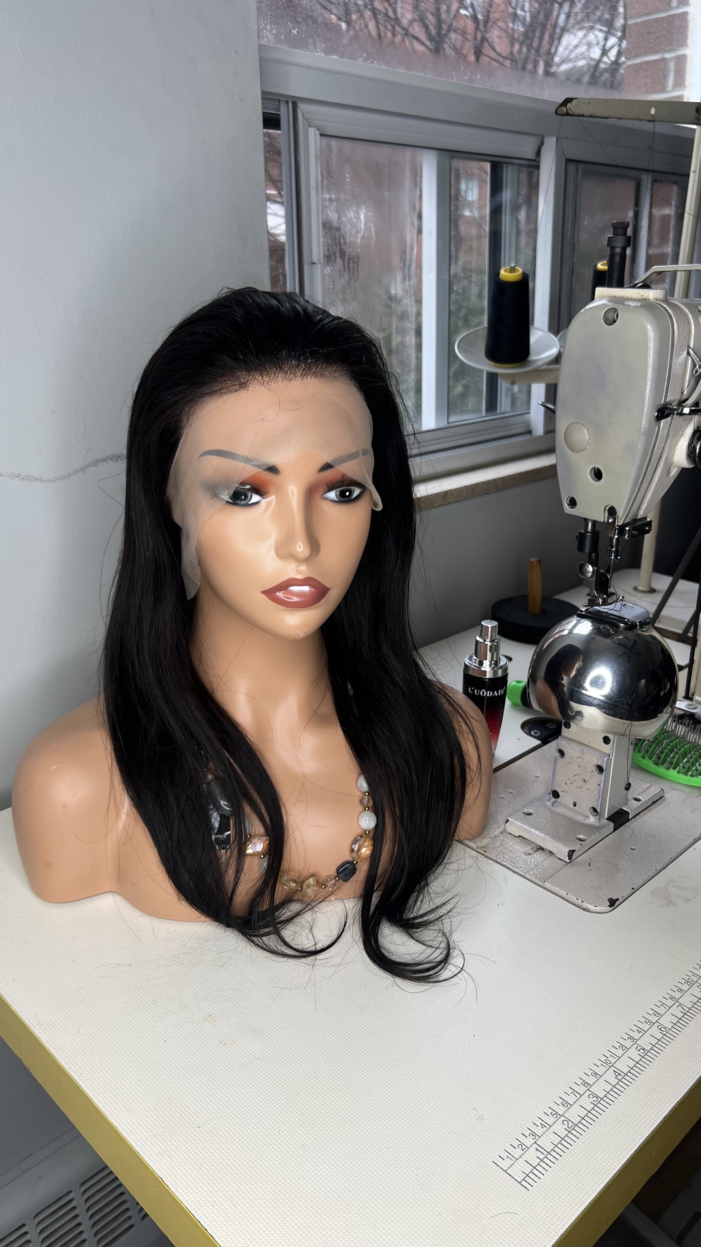 Black Wig with 13*4 frontal 20 inch best quality 