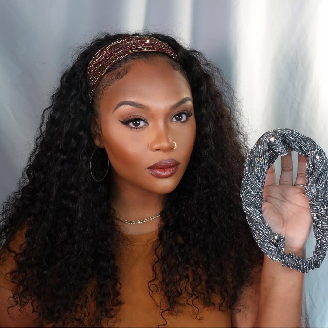 Deep Wave Headband Wig