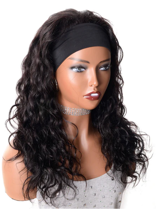 Natural Wave Headband Wig