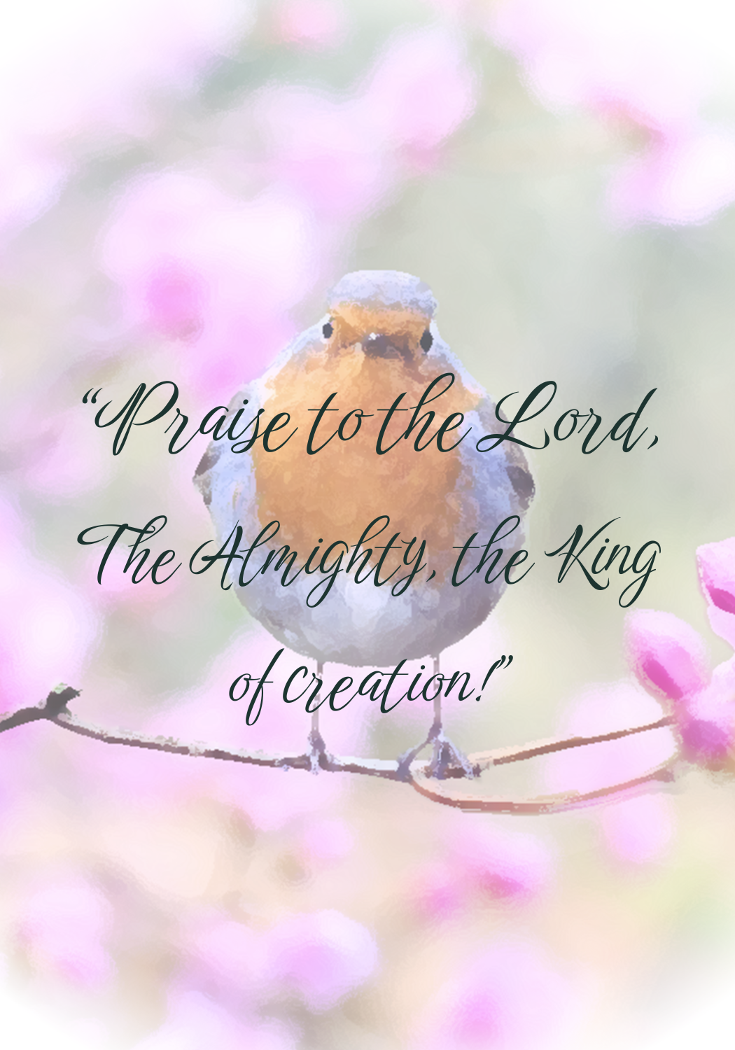 "Praise to the Lord, the Almighty" Card