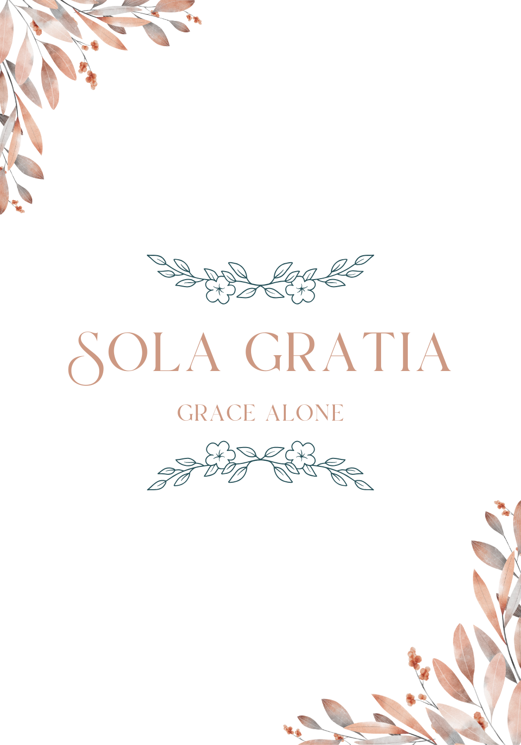 Sola Gratia Card