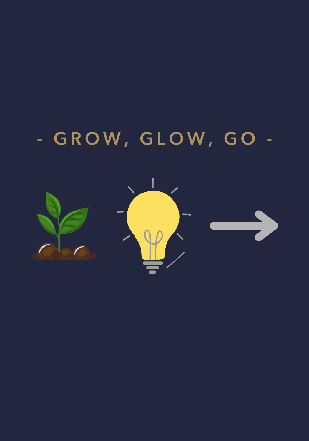Grow, Glow, Go Card
