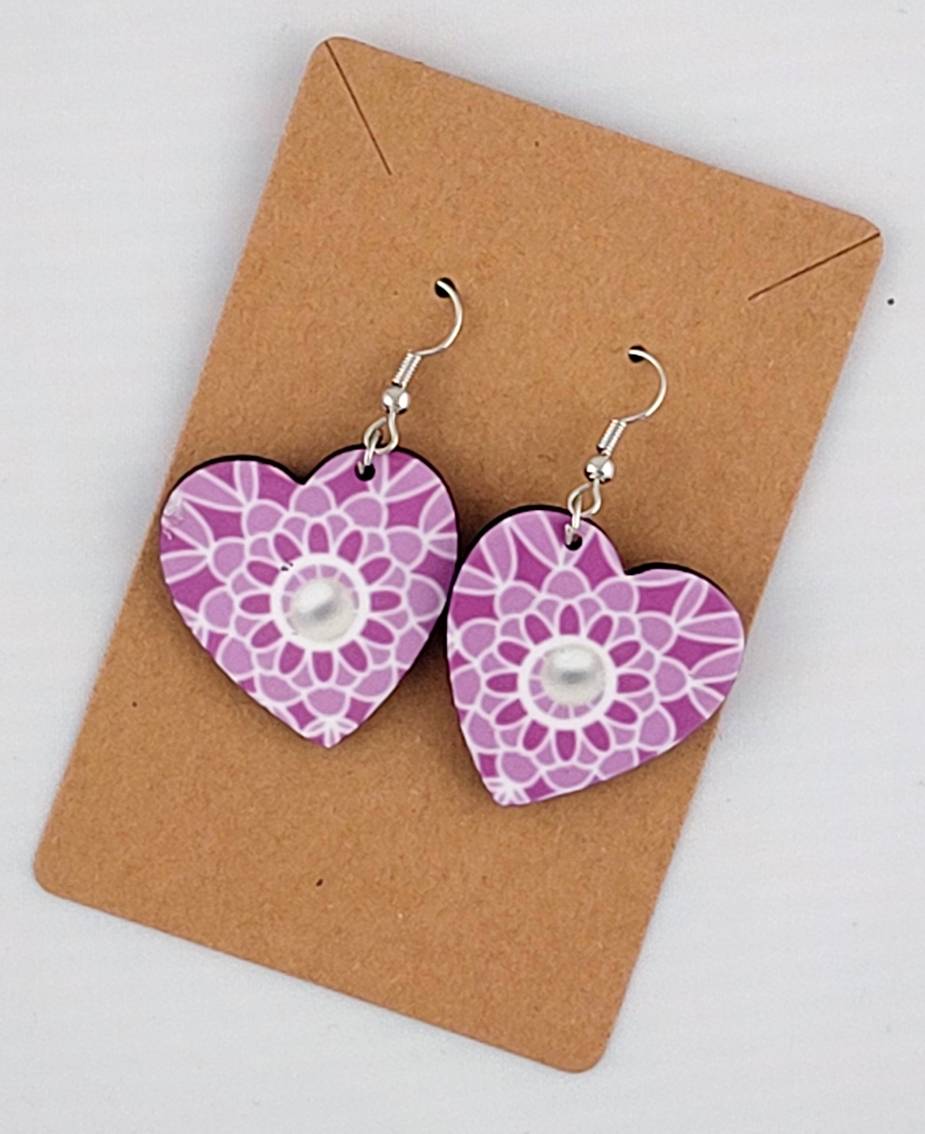 Heart-shaped Pattern Earrings
