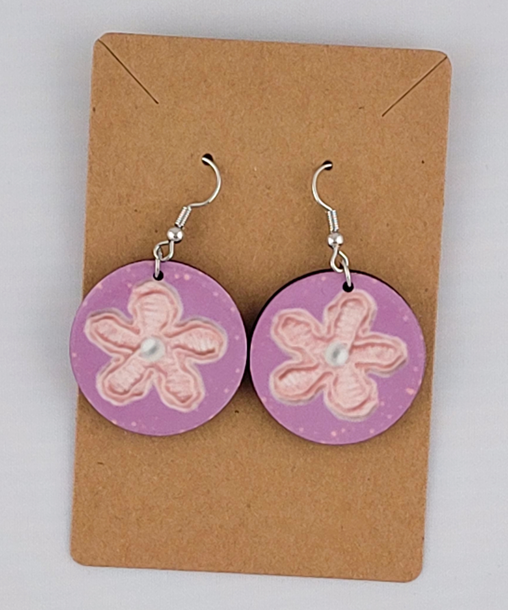 Floral Circle Earrings