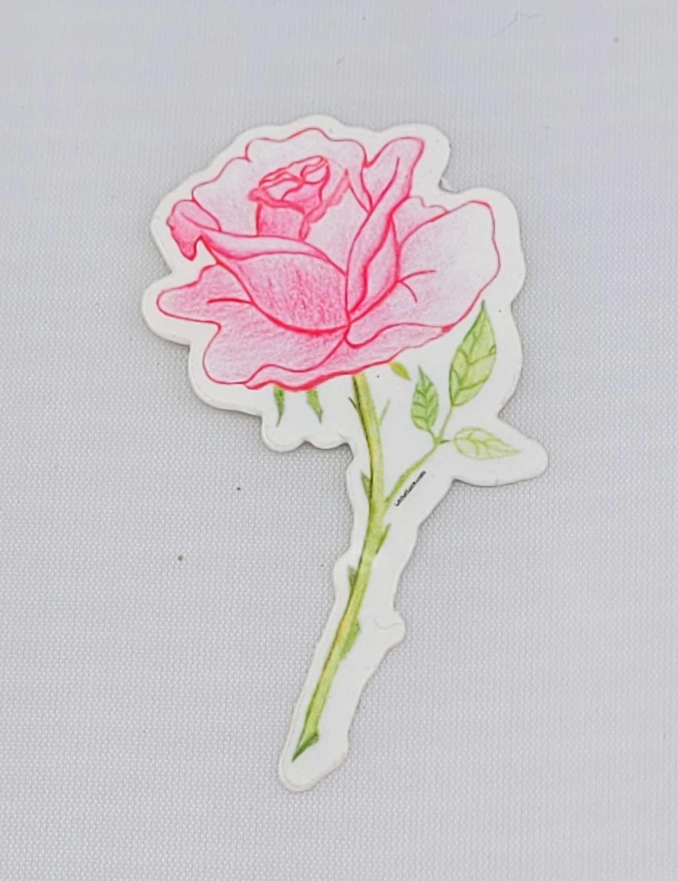 Pink Rose Sticker