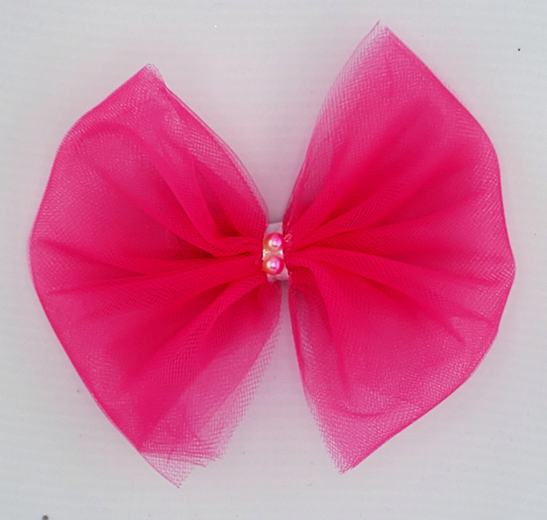 Pink Tulle Bow