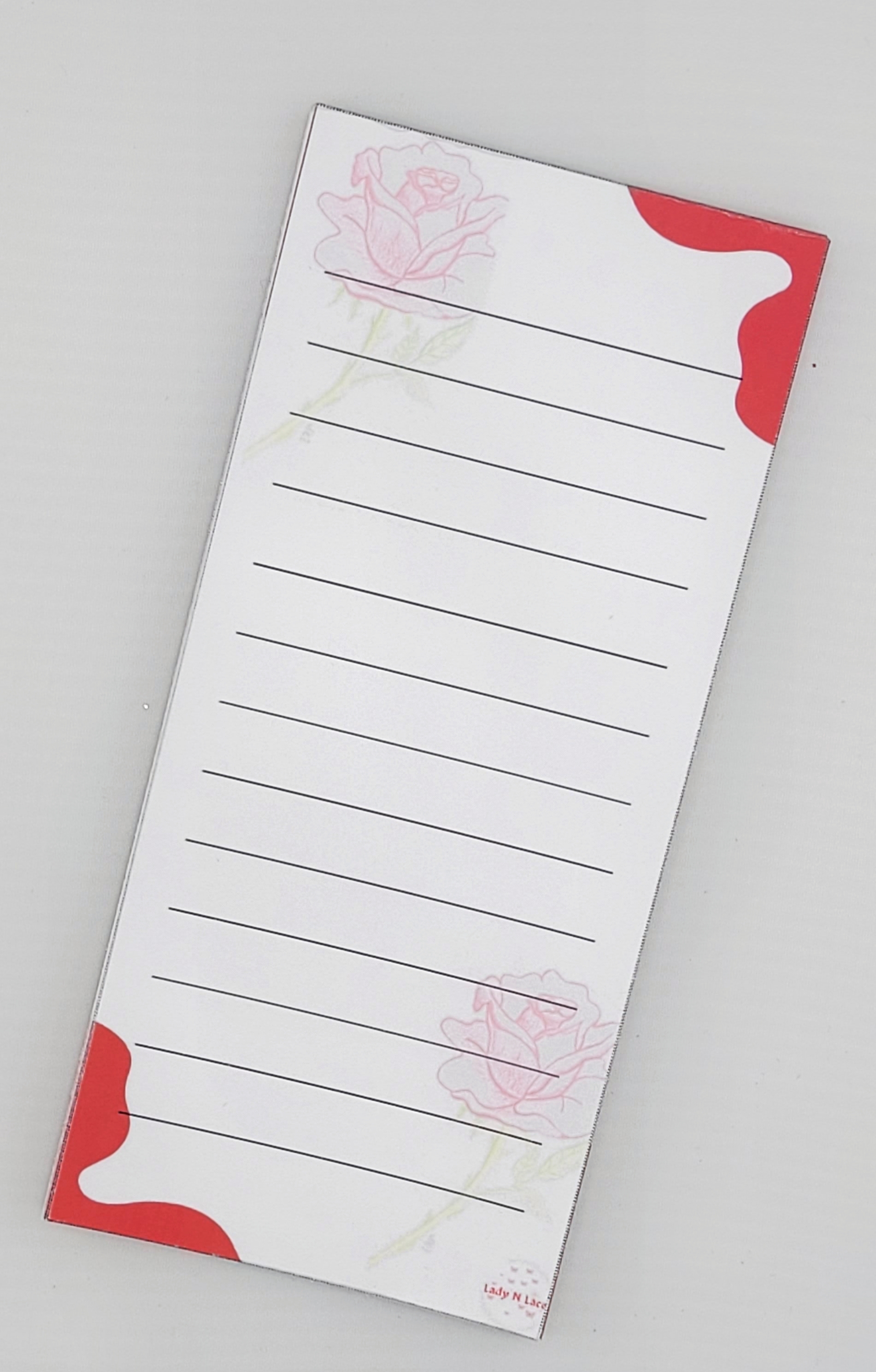 Rose Decorative Notepad
