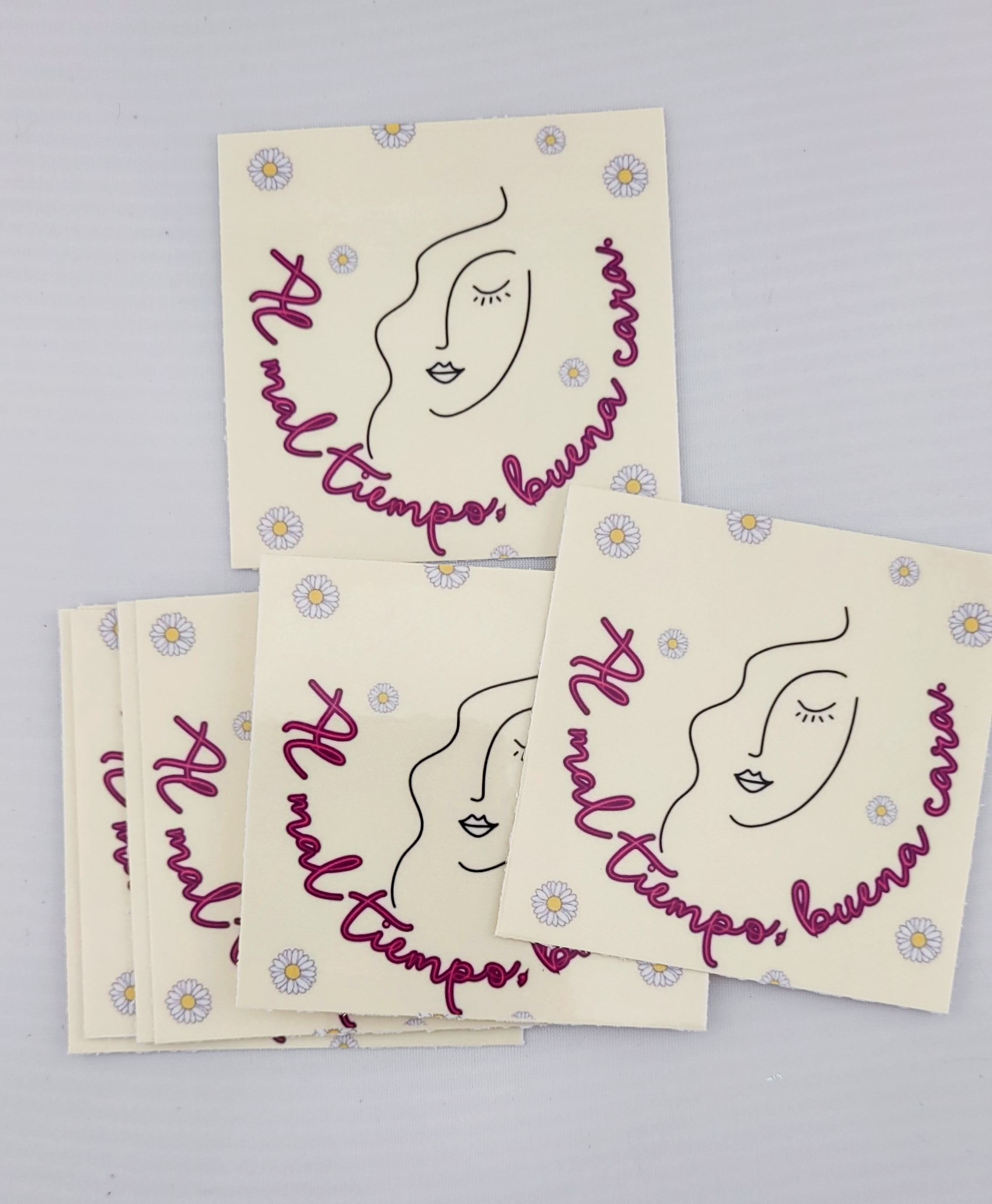 Decorative Sticker- Al mal tiempo buena cara