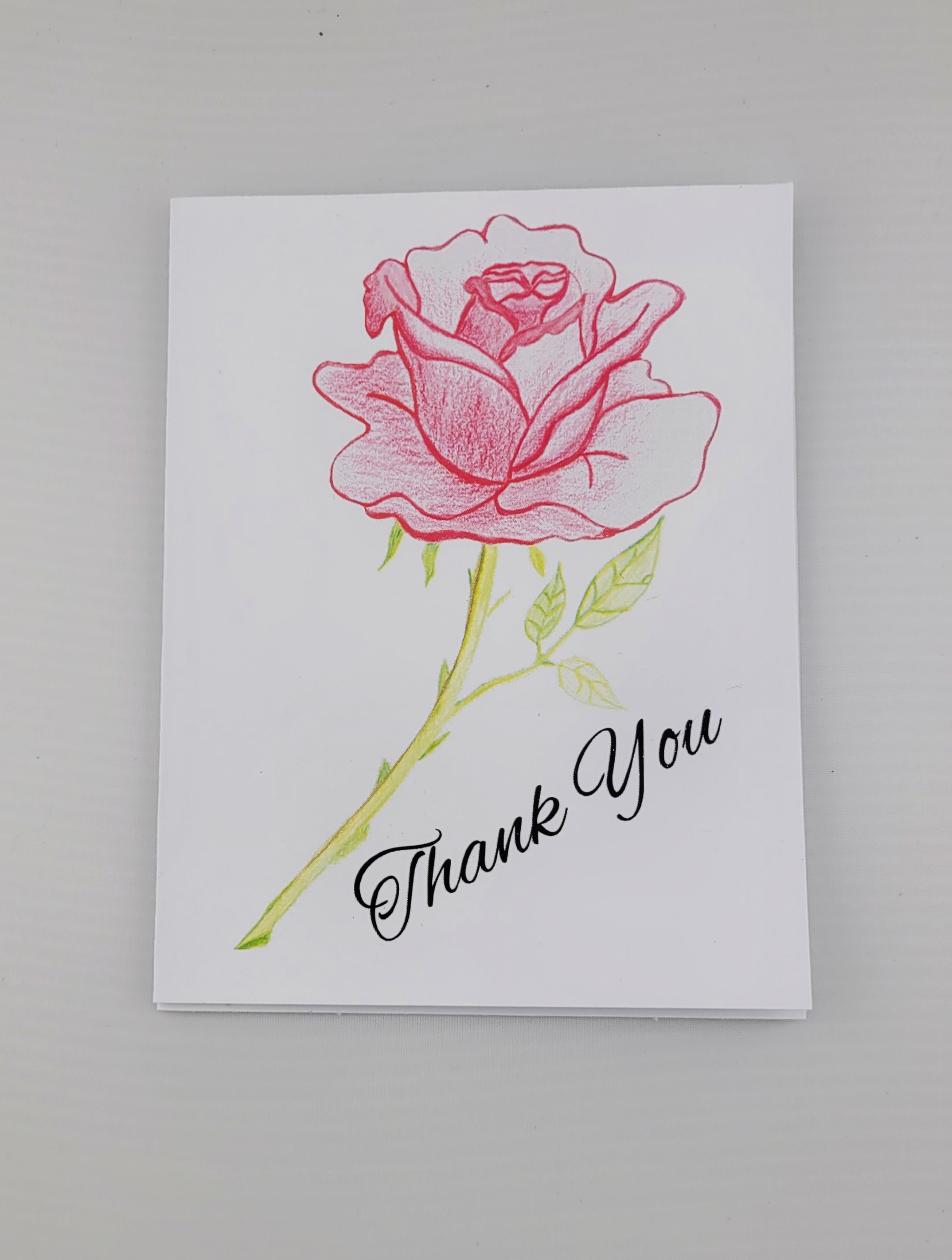 Thank You Rose Card
