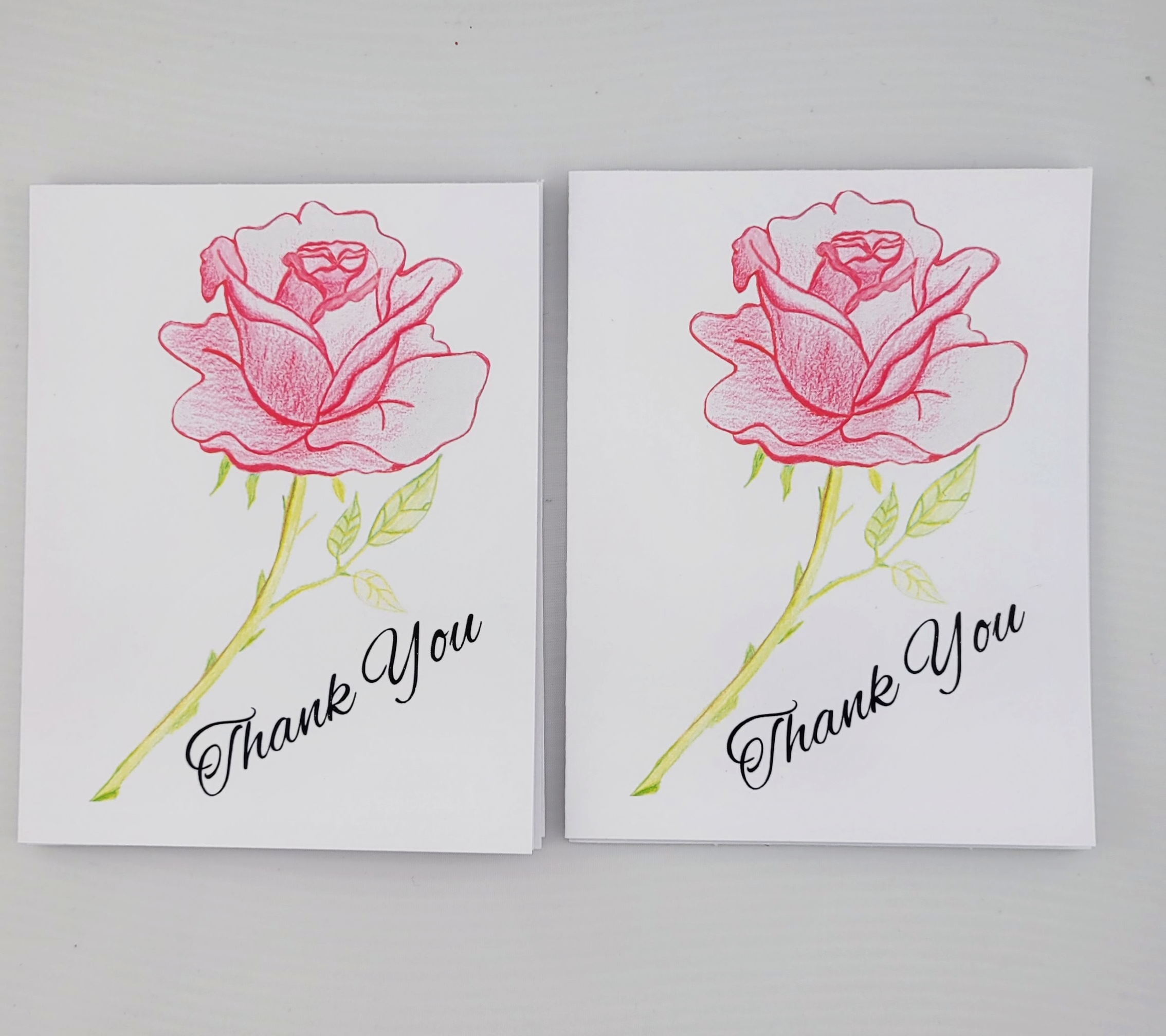 Thank You Rose Card