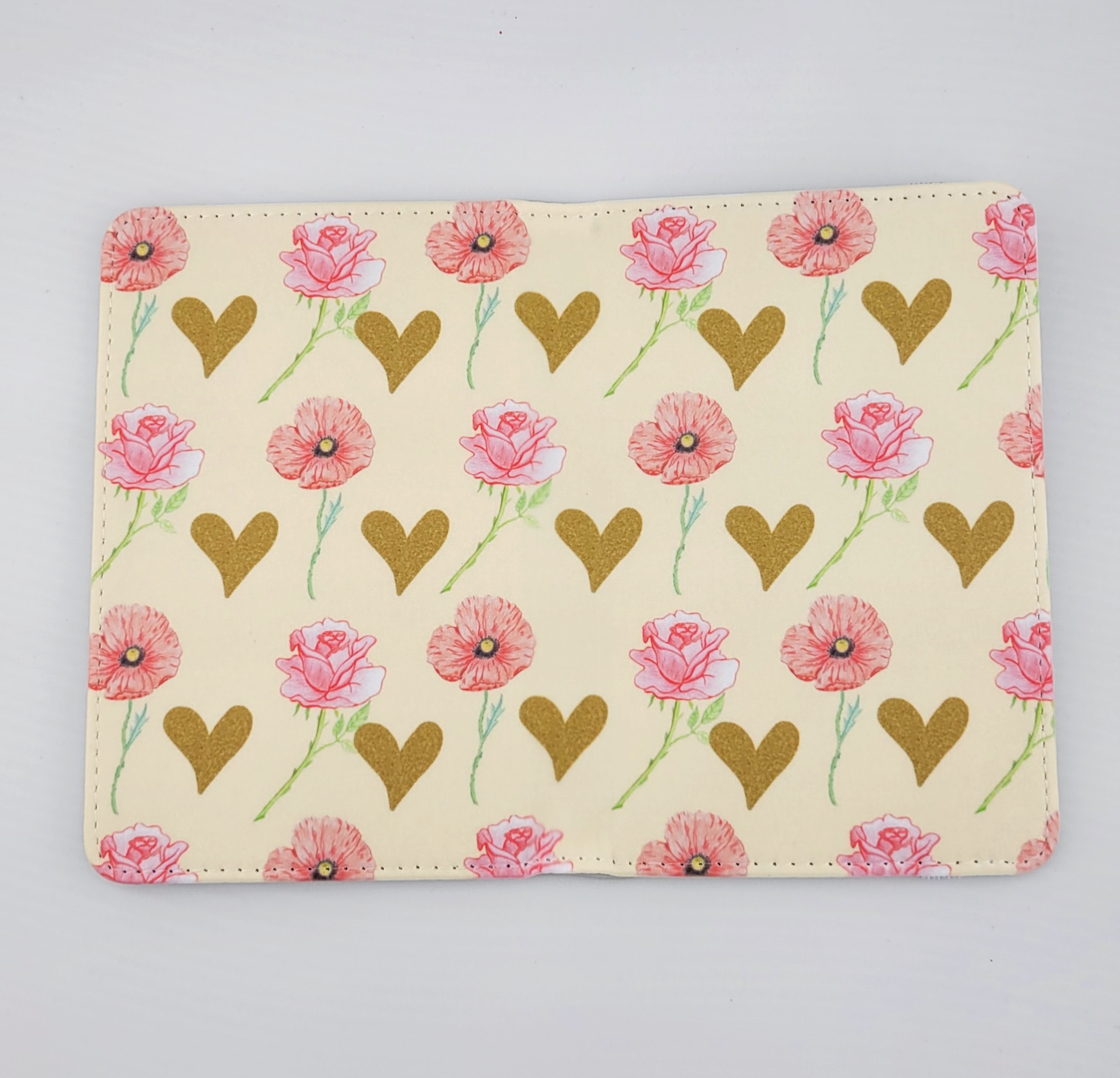 Floral Patterned Passport Cover