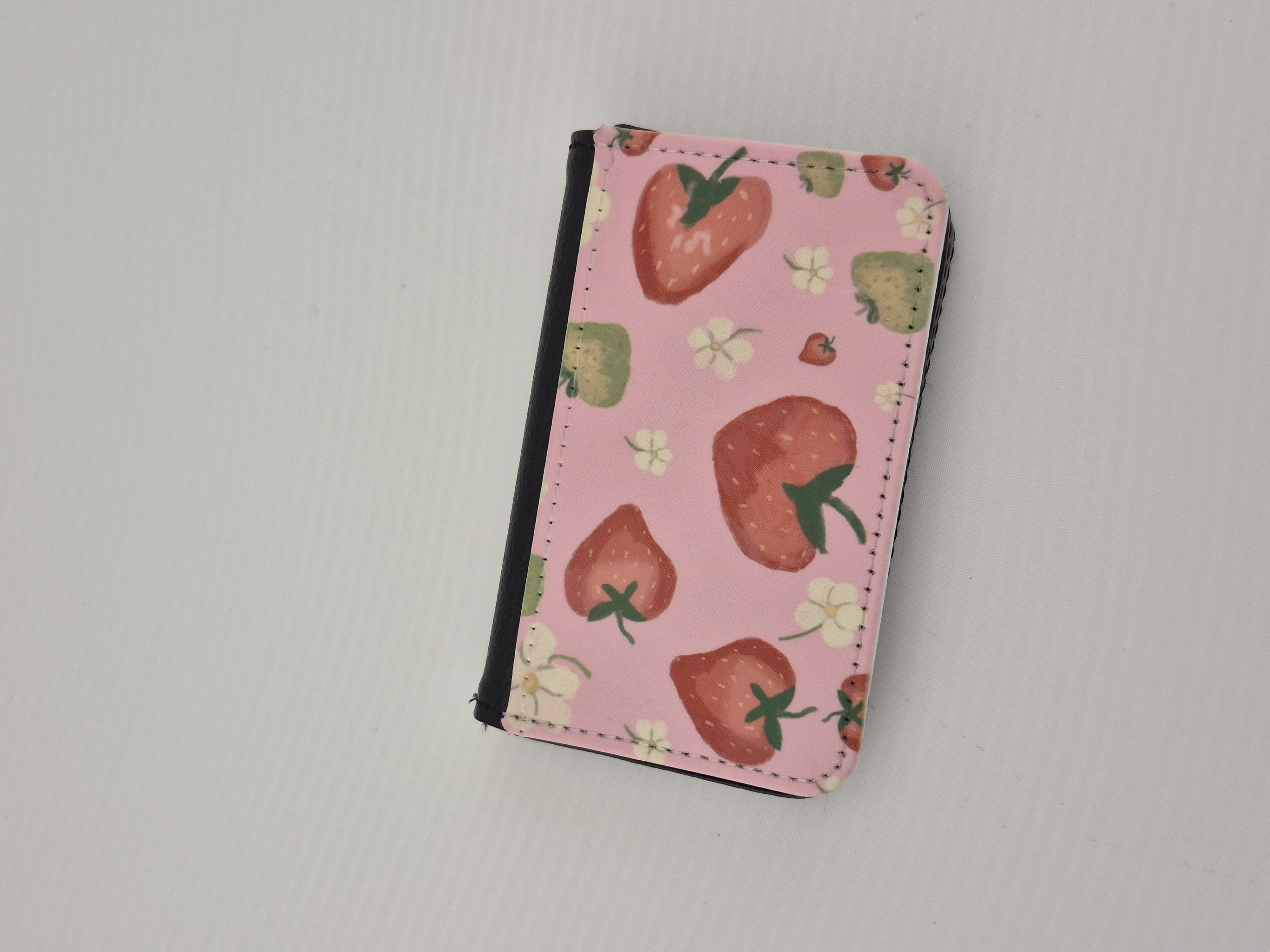 Strawberry Pattern Credit Card Wallet