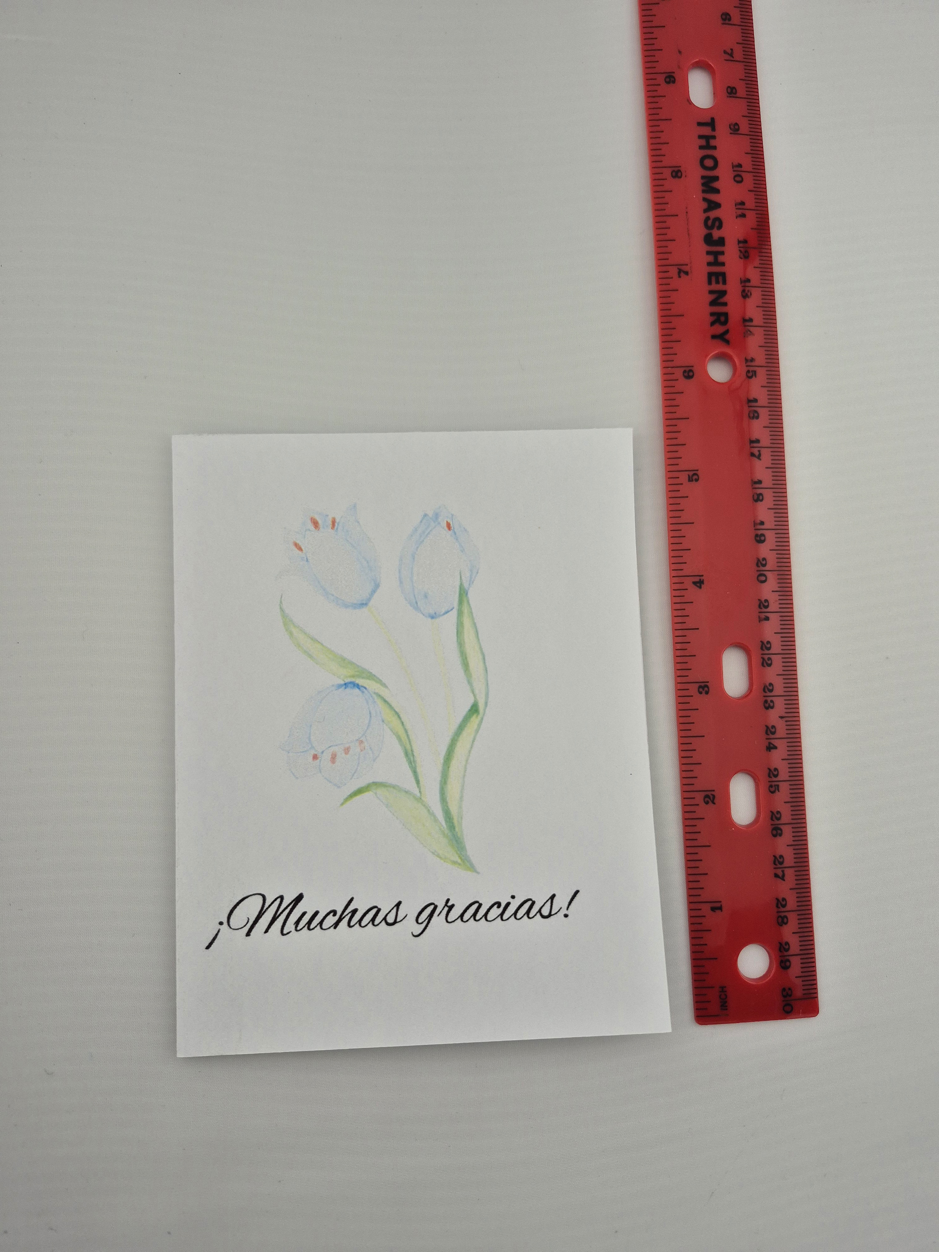 Thank You Tulips Greeting Card