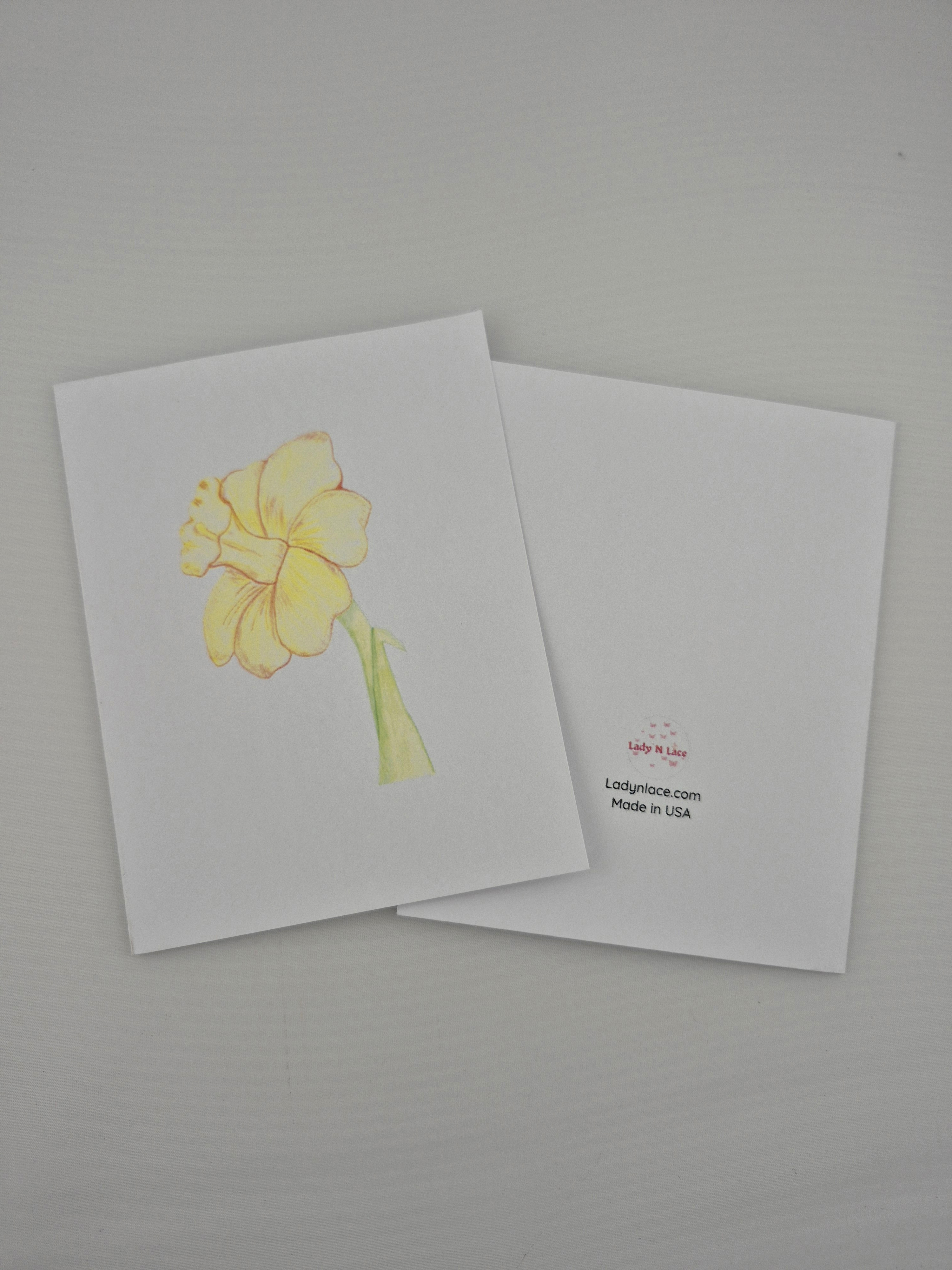 Daffodil Flower Greeting Card