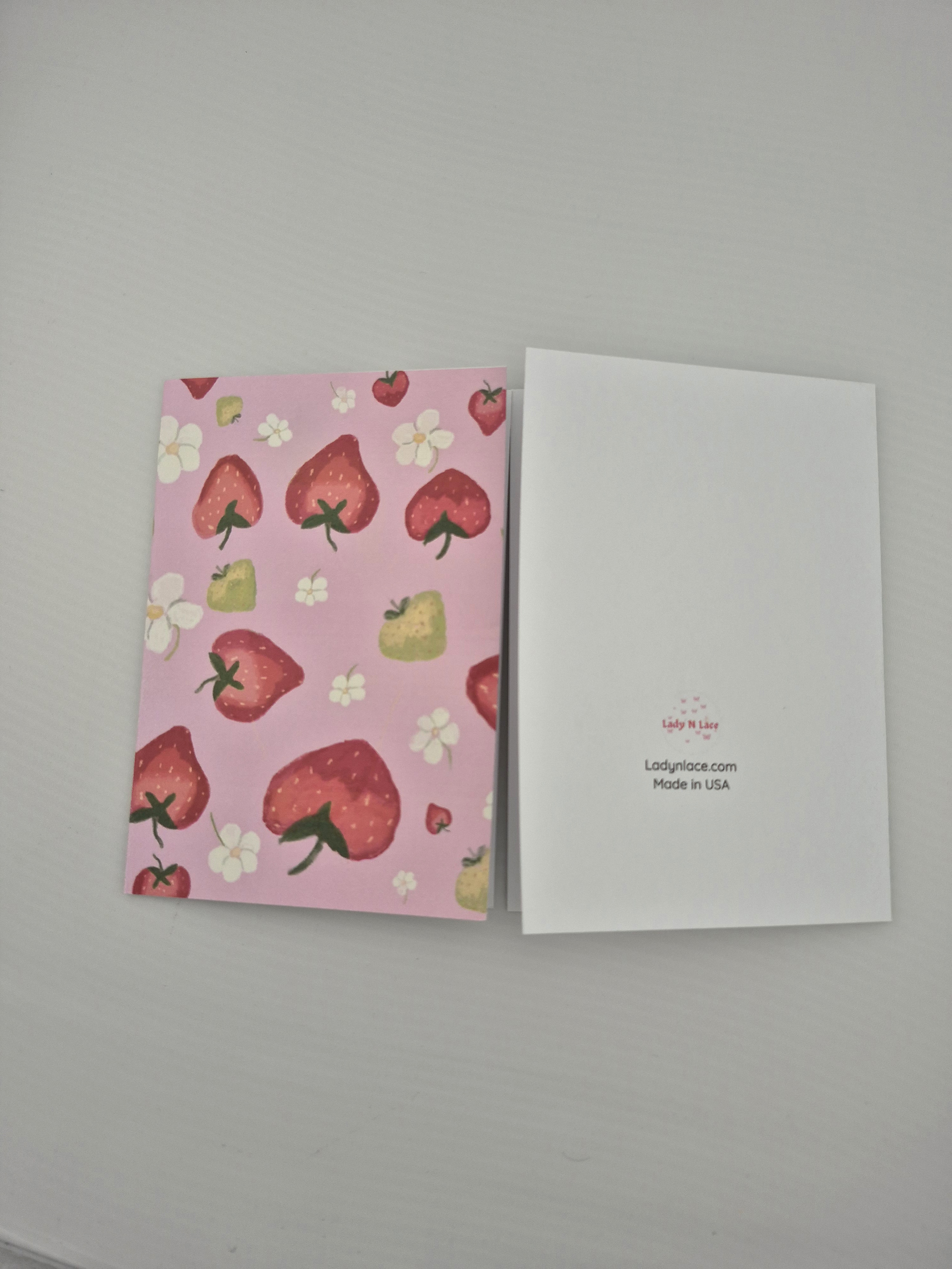 Strawberry Greeting Card