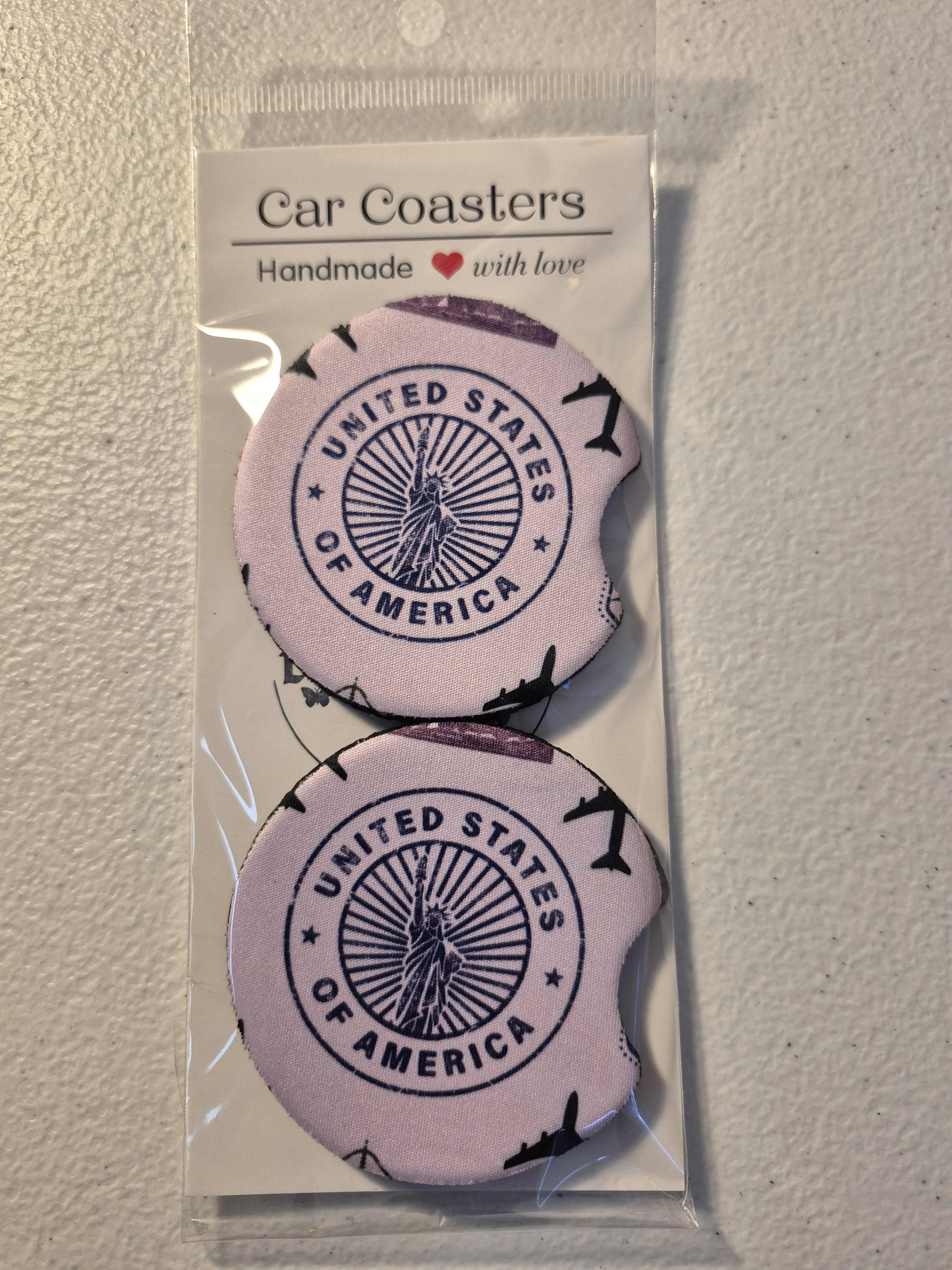 United States of America Car Coasters