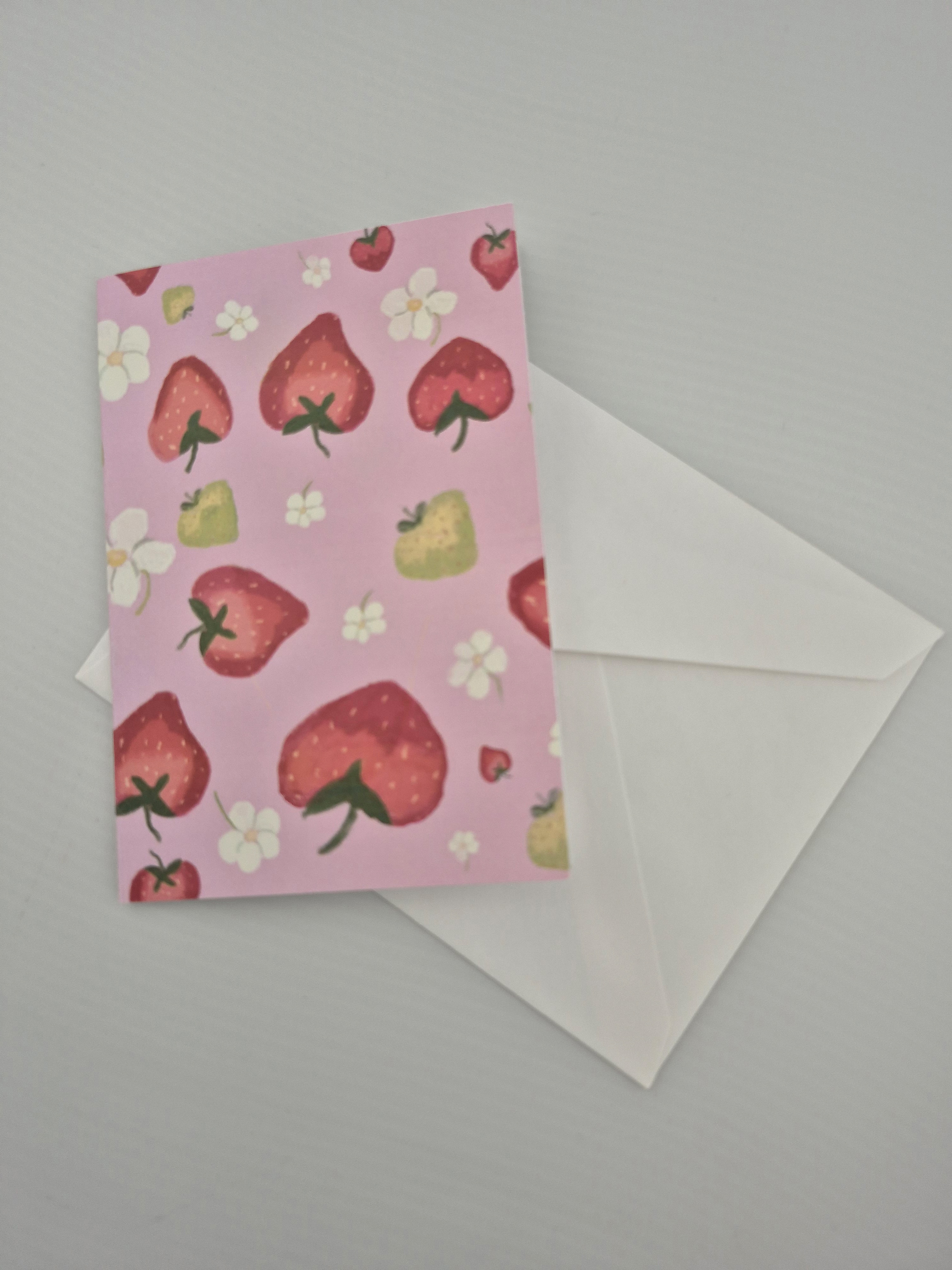 Strawberry Greeting Card