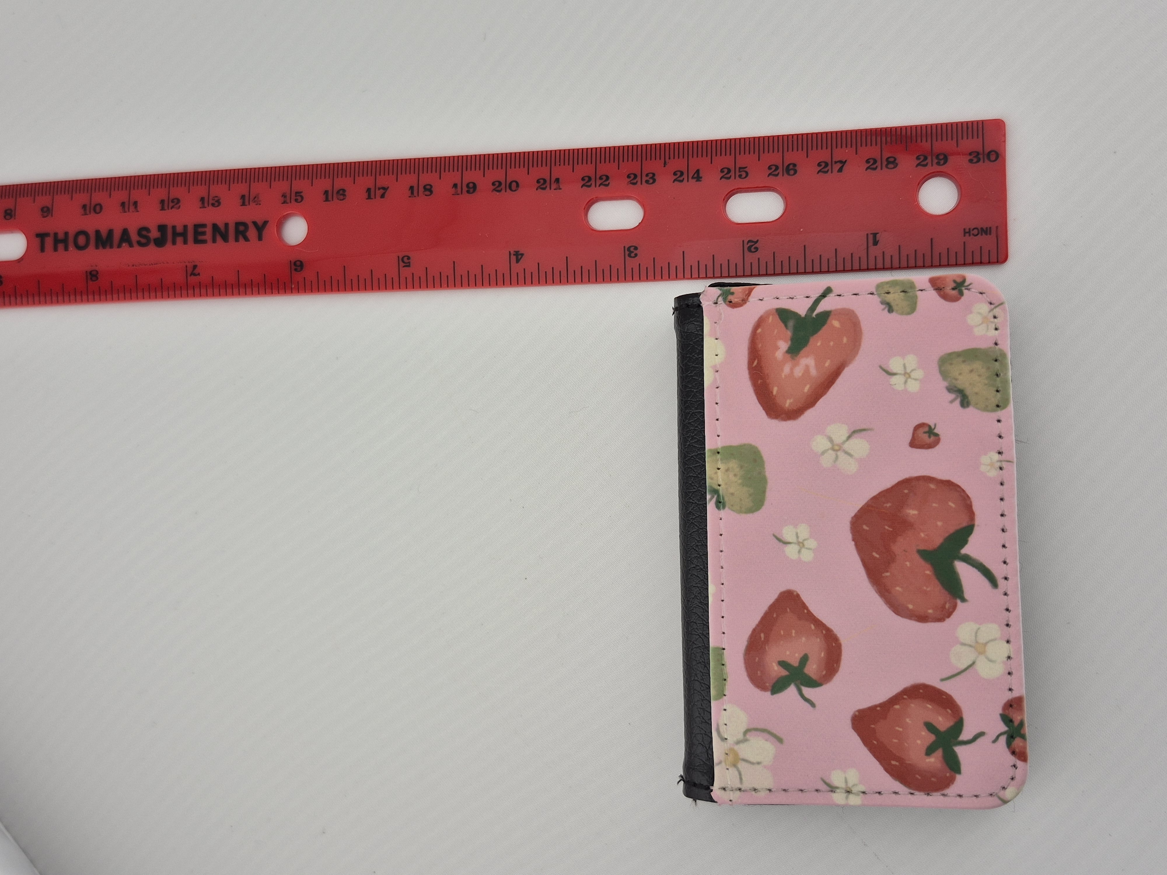 Strawberry Pattern Credit Card Wallet