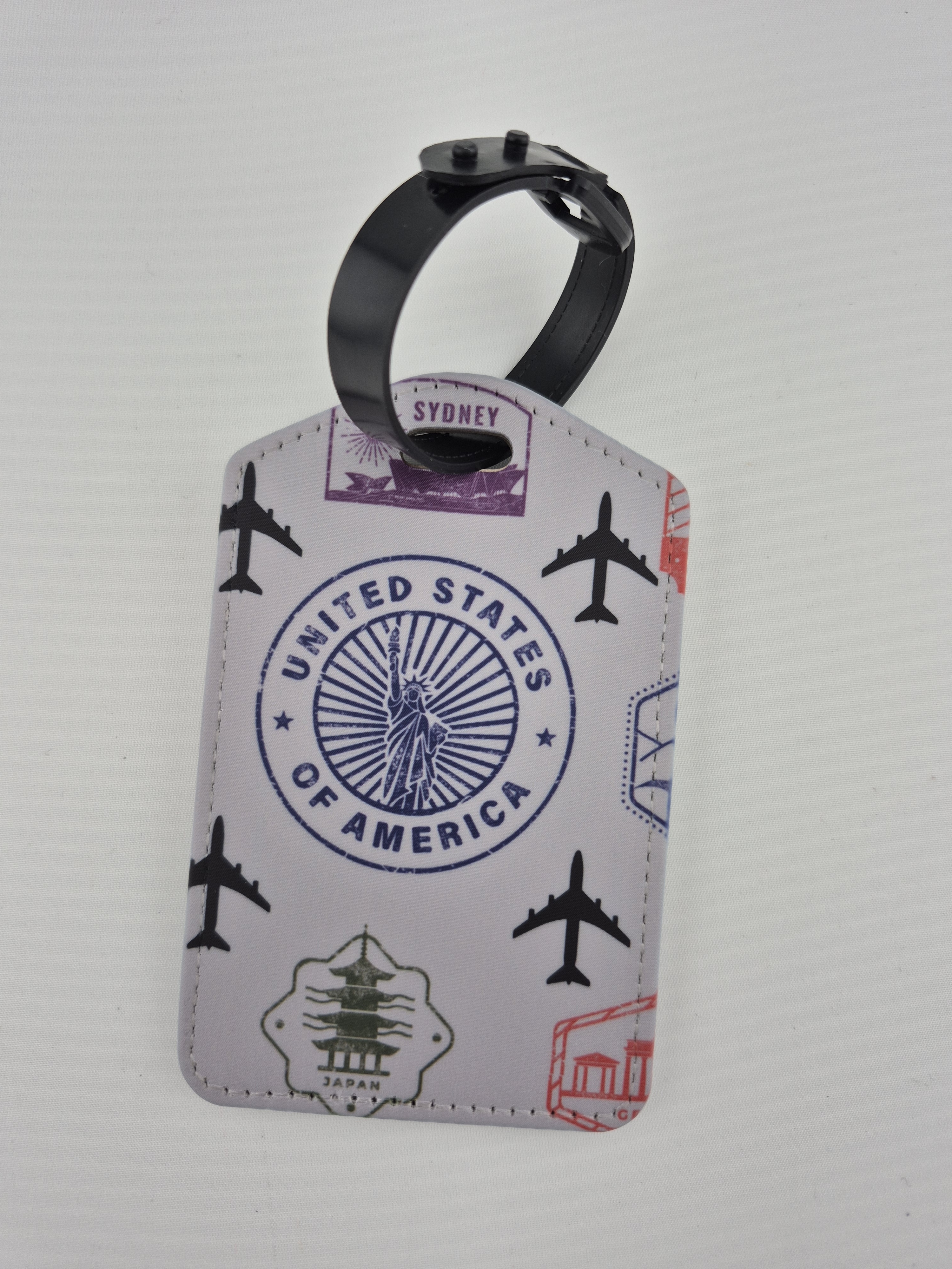 Gray Travel Bag Tag