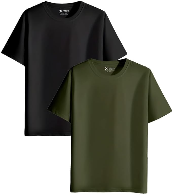 Plain T-Shirts [ Set of 2 ]
