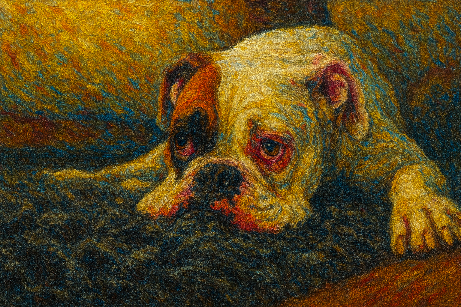Digital Pet Oil Painting