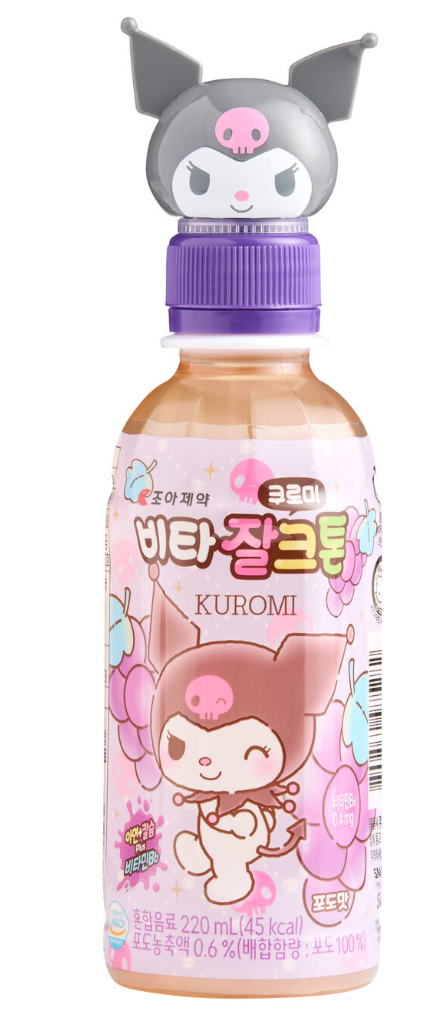 Boisson Sanrio Kuromi, Saveur raisin