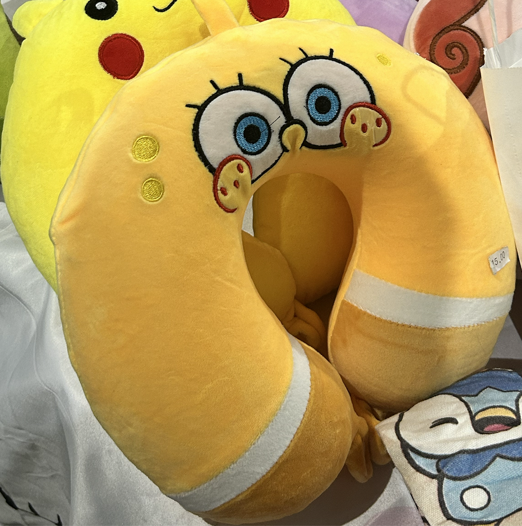 Coussin de voyage Bob l'éponge