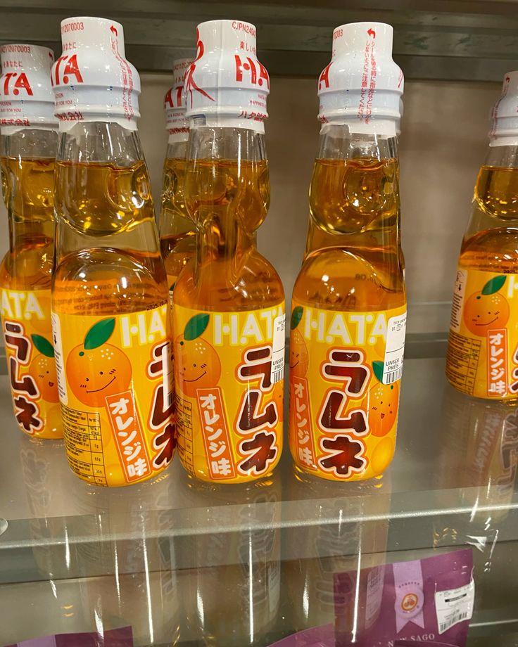Ramune à l’orange 200ml HATAKOSEN