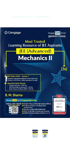 Cengage JEE Advanced Mechanics II with Free Online Assessments and Digital Content (Concept videos and Solution videos) 2024