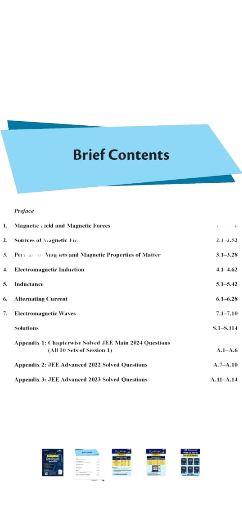 Cengage JEE Advanced Magnetism and Electromagnetic Induction with Free Online Assessments and Digital Content (Concept videos and Solution videos) 2024