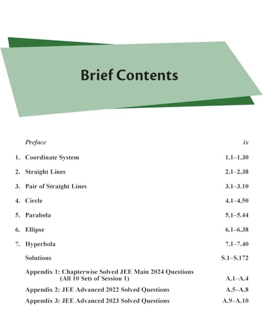 Cengage JEE Advanced Coordinate Geometry with Free Online Assessments and Digital Content (Concept videos and Solution videos) 2024