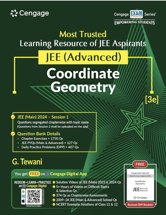Cengage Mathematics Combo for JEE Advanced: Algebra + Calculus + Coordinate Geometry + Trigonometry + Vectors and 3D Geometry Set of 5 Books with Free Online Assessments & Digital Content 2024